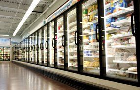 Commercial Refrigeration — Row Of Refrigerators in Austin, TX Commercial Refrigeration — Row Of Refrigerators in Austin, TX