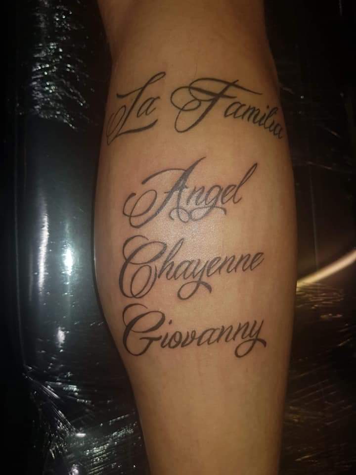 letters tattoo