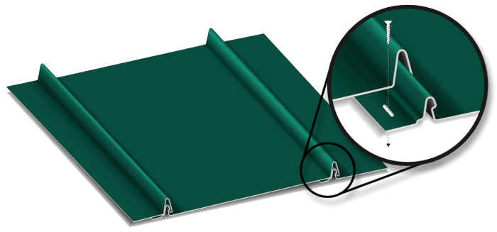 Standing Seam Roofing Installation in Vermont Standing Seam Roofing locking system
