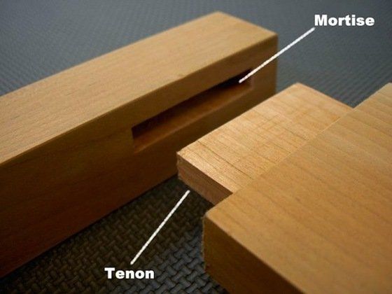 Post & Beam Contractor in Newport Vermont A graphic depiction of tenon and mortise joints for timber frame post and beam homes in Northern Vermont
