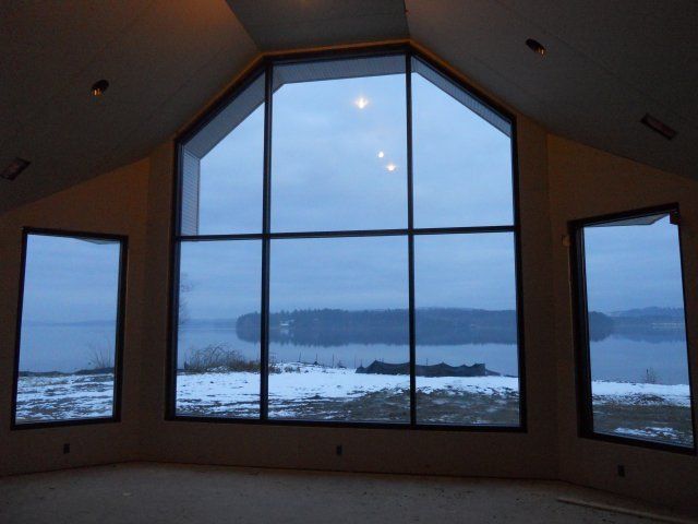 Energy-efficient home in VT built by Tanguay Homes in Newport.