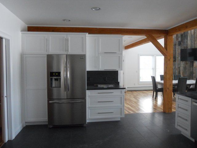A rustic kitchen, installed by Tanguay Homes Kitchen Remodeling Contractor in Newport, VT