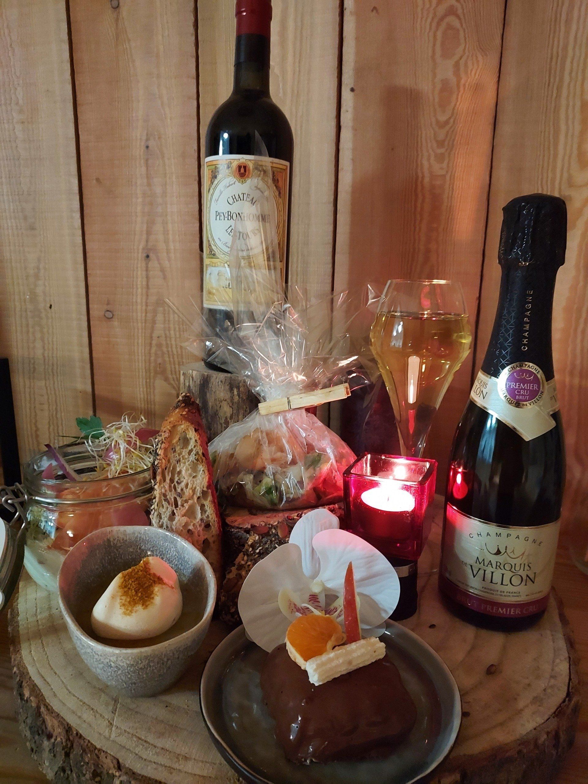 Menu saint valentin Biorganic