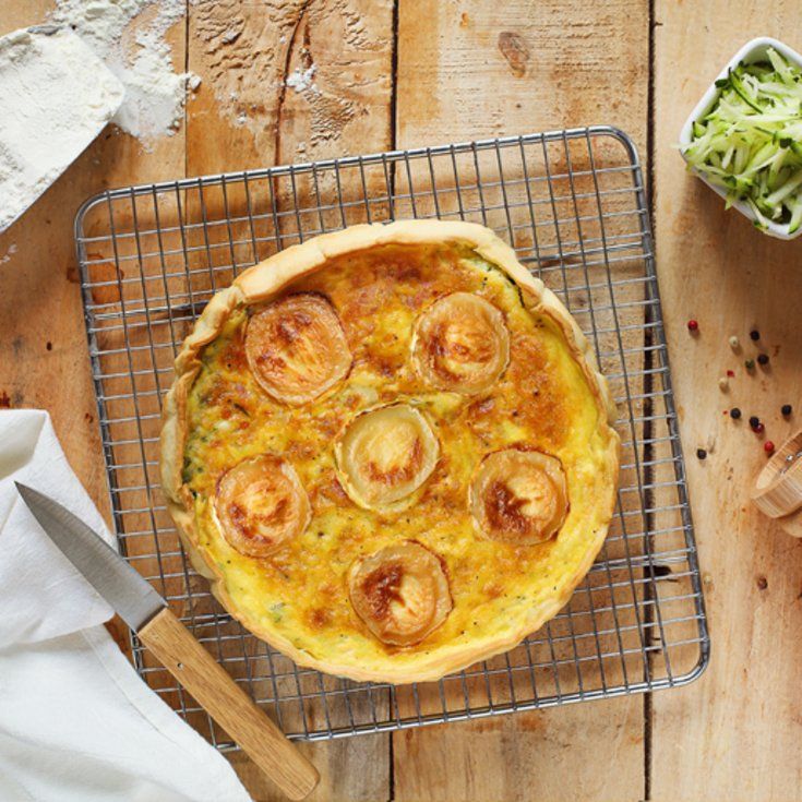 Quiche au Chevre réalisé par Biorganic - traiteur 100% bio et éco-responsable 