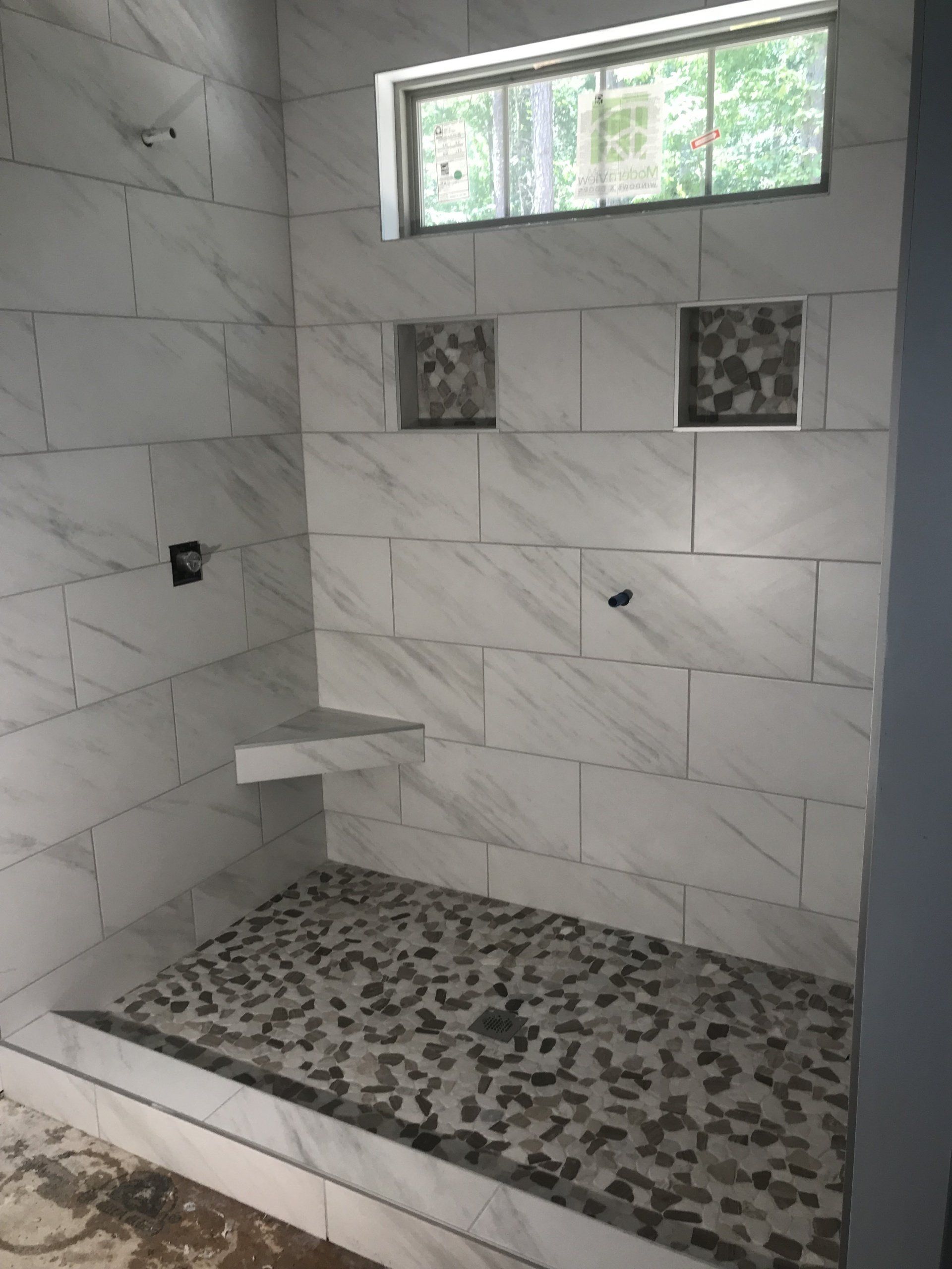 Tiled Shower Room — Concord, NC — Gray’s Flooring and Custom Showers