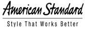 American Standard logo: Scripted text