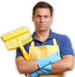 Cleaning Man
