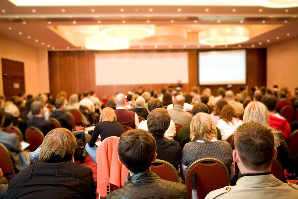 people seated at event