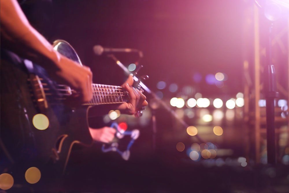 musician on stage