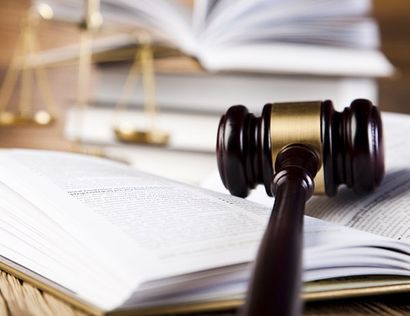 Gavel and Law Books - Law in Jacksonville, NC