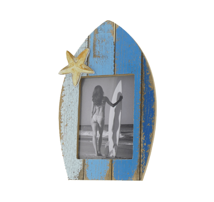 Surfplank fotolijst surfer