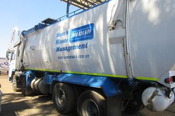 Sam's Waste Management Truck — Building Site Waste Management  in Dubbo, NSW