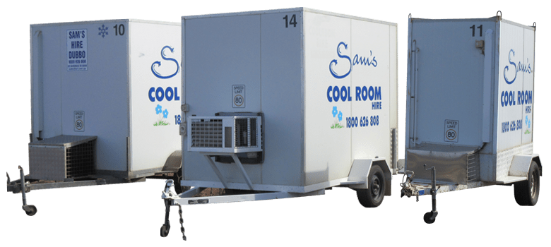 Trailer Mounted Cool Rooms & Stationary Units — Sam’s Waste Management & Hire in Dubbo, NSW Trailer Mounted Cool Rooms & Stationary Units — Sam’s Waste Management & Hire in Dubbo, NSW