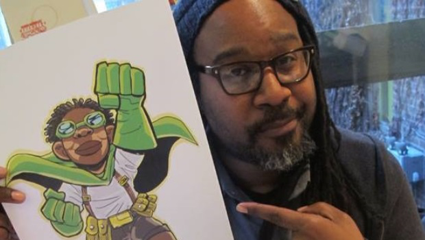 Jamar Nicholas, artist of Leon Protector of the Playground