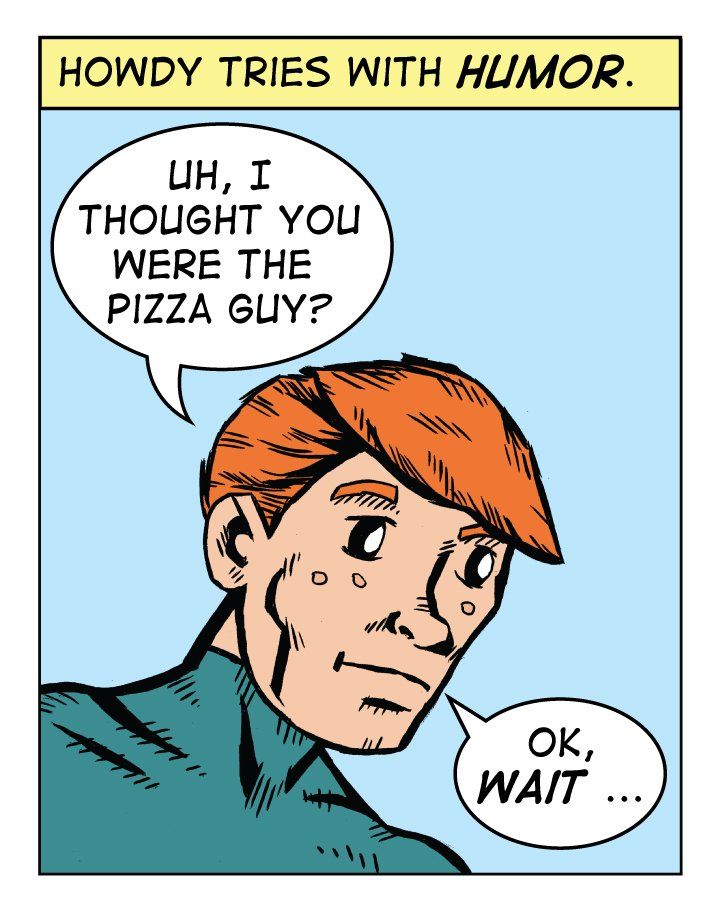 The Adventures of Superchum, World's Friendliest Superhero, Chapter 1 comic panel
