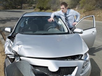 Man Problem On His Car — Columbus, OH — Collision Solutions LLC Man Problem On His Car — Columbus, OH — Collision Solutions LLC