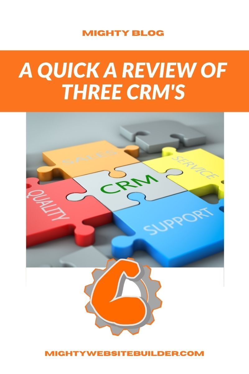 A quick review of three crm 's by mighty blog
