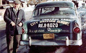 Spring 1959 on Victoria Avenue in Montreal City Driving School has been teaching driver education since 1958
