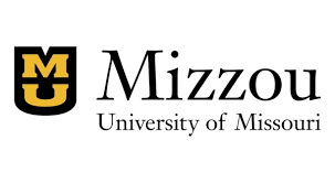 Mizzou logo with black and gold shield and University of Missouri text