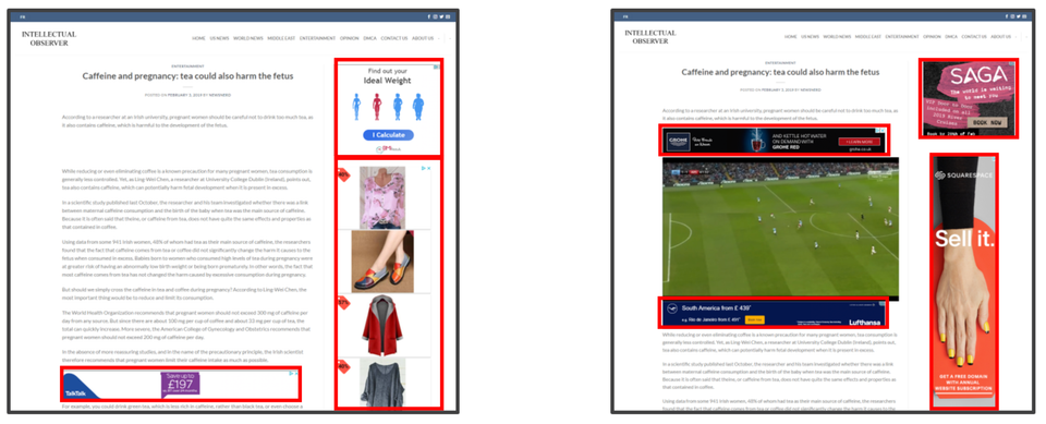 Ad supported piracy in action