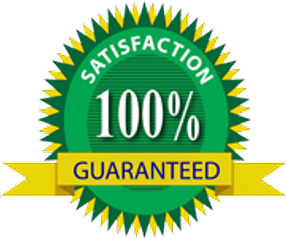 100% satisfaction guarantee