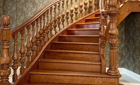 wooden staircase