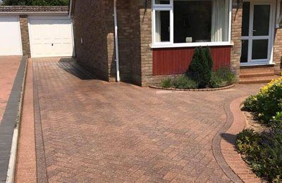 Sealed with Eco HD Block paving sealer Driveway sealed
