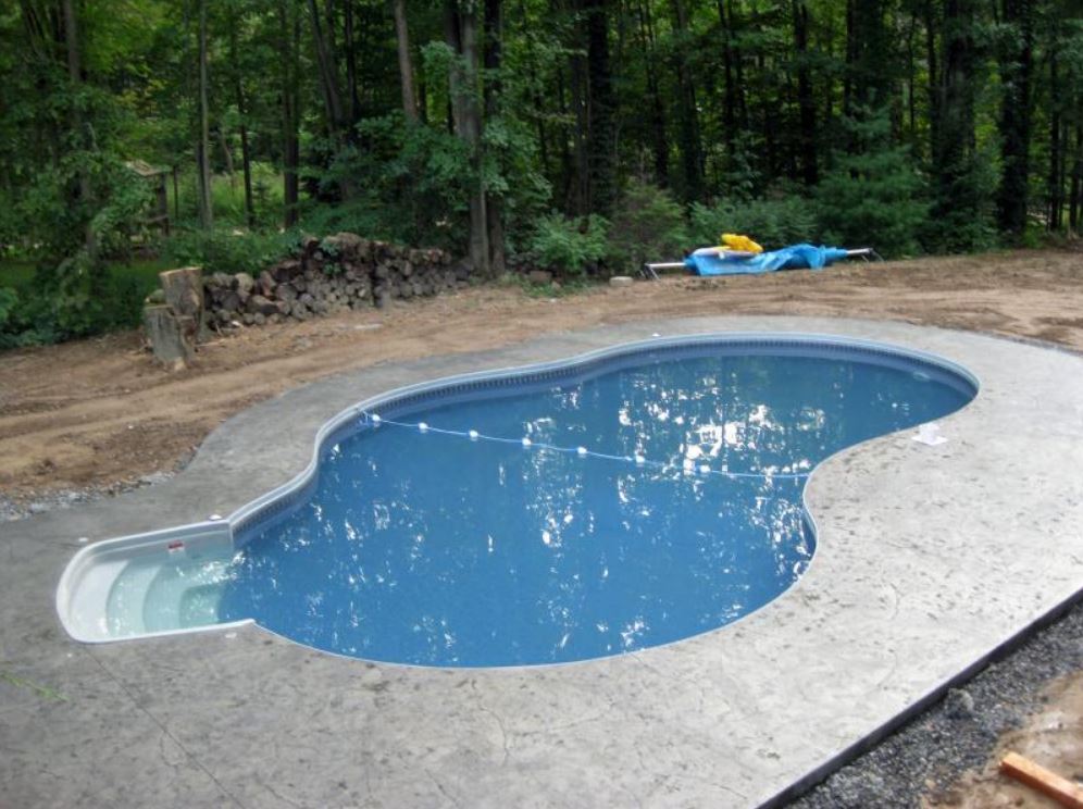 Pool With Tree On The Side— Liverpool, NY — CoolWaters Pool & Spa