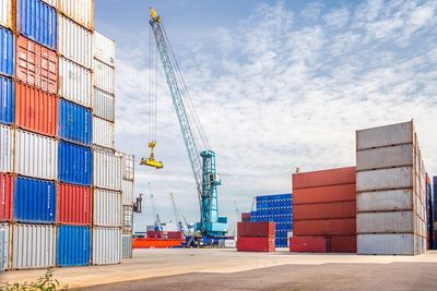 Container Port With Crane — Orlando, FL — Priority One Container Port With Crane — Orlando, FL — Priority One