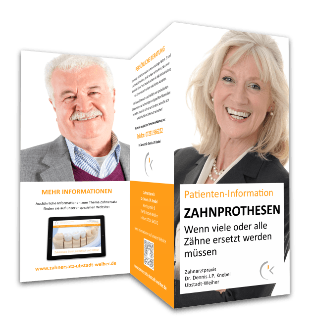Flyer Zahnprothesen