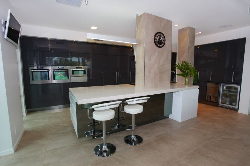 Smokey Mirror Laminate — Cabinet Makers in Kunda Park, QLD