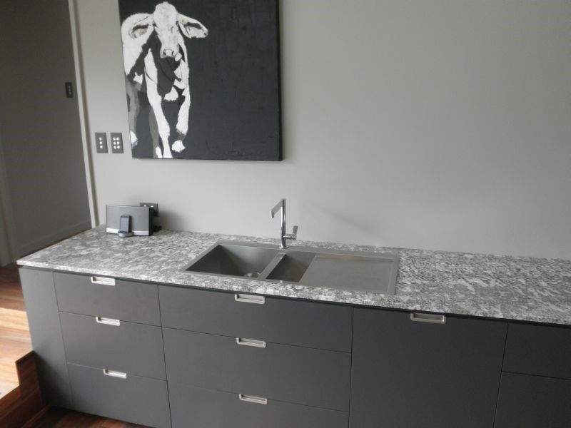 Gray Cabinet — Cabinet Makers in Kunda Park, QLD