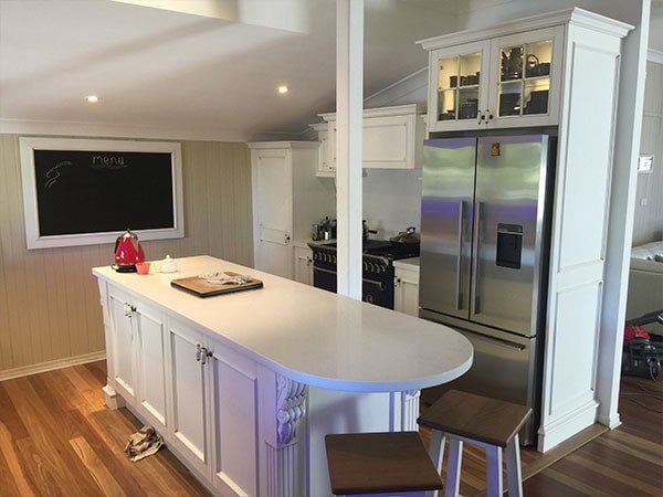 Metal Refrigerator — Cabinet Makers in Kunda Park, QLD