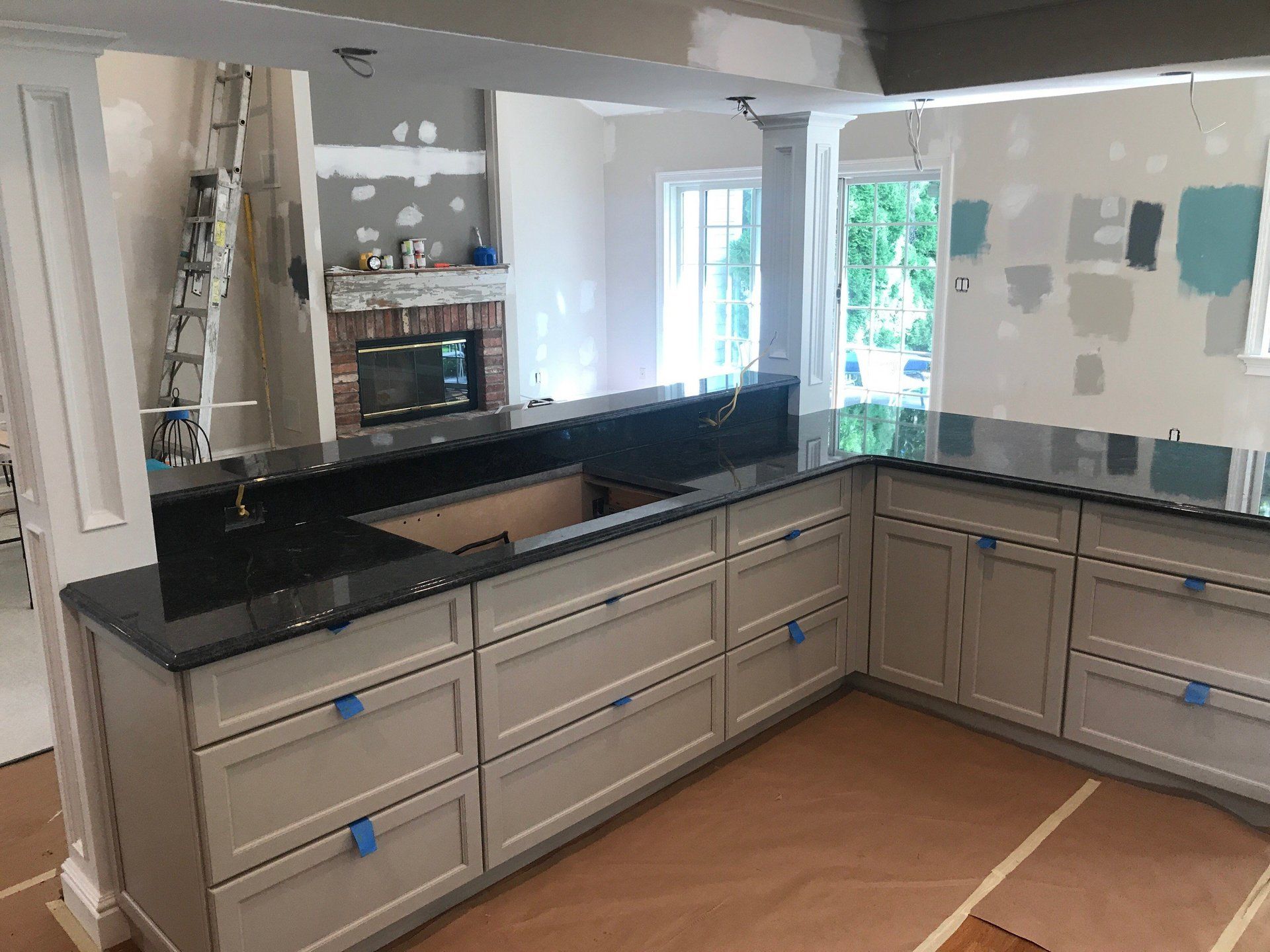 Quartz Countertop installation in Hampton Bays, NY