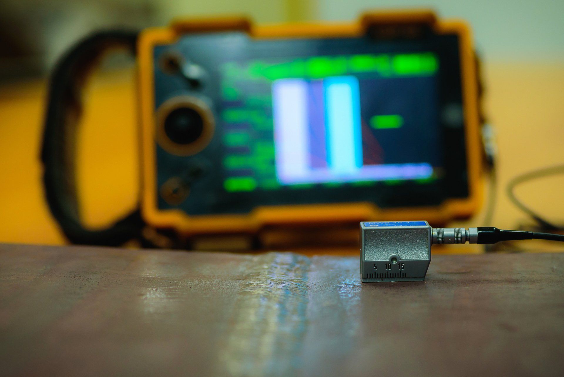 Ultrasonic Inspections - pipeline metal thickness checking NDT