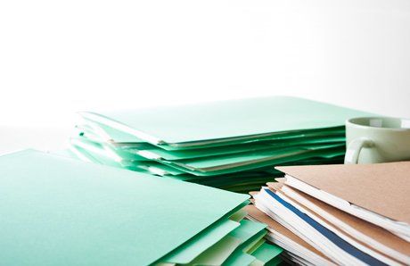 green folders