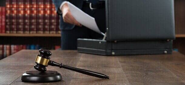 Gavel and Lawyer with Briefcase — Attorneys at San Dimas, CA Gavel and Lawyer with Briefcase — Attorneys at San Dimas, CA