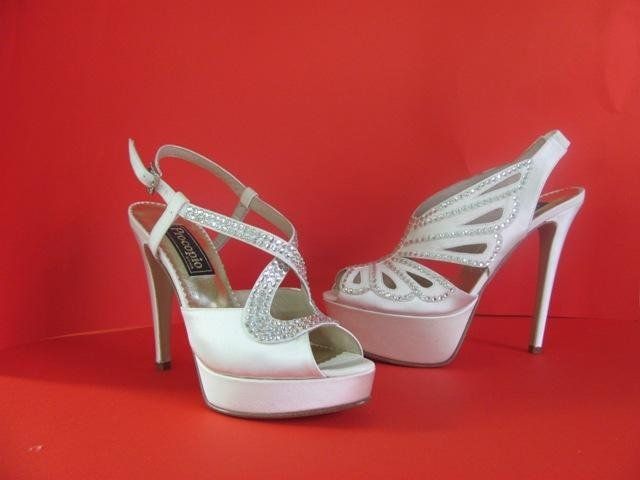 scarpe da donna con pietre Swarovski
