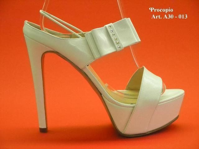 scarpa aperta per sposa con tacco 12