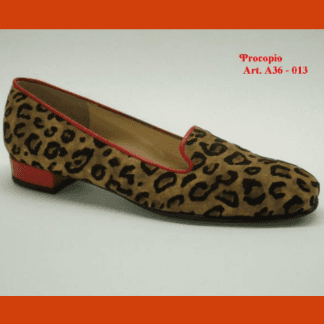 ballerina con tessuto leopardato