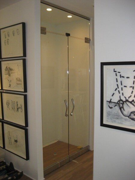 Glass Door with Handles — Addison, TX — Barco Mirror And Glass