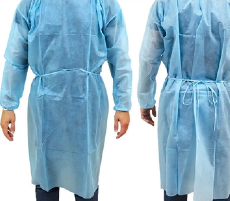 To people not showing their faces wearing PPE Gowns