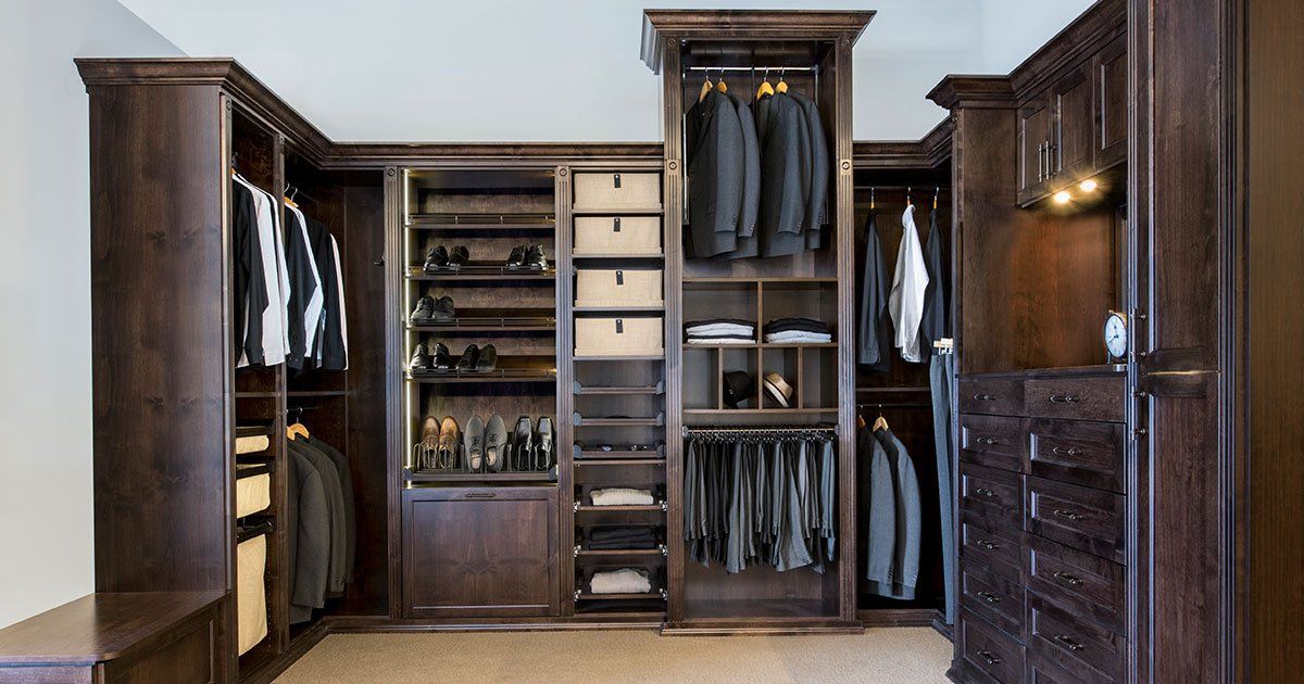 Custom Walk In Closet System Installation