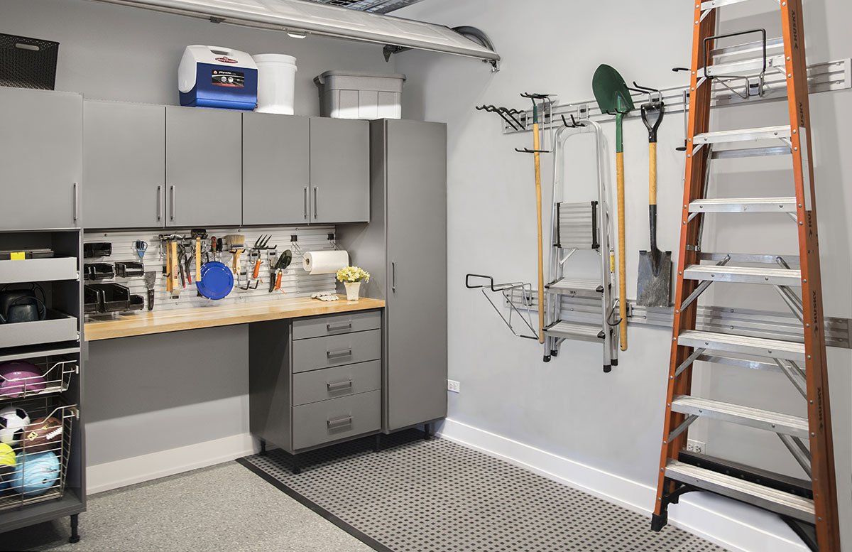 Custom Garage Storage Cabinet Installation