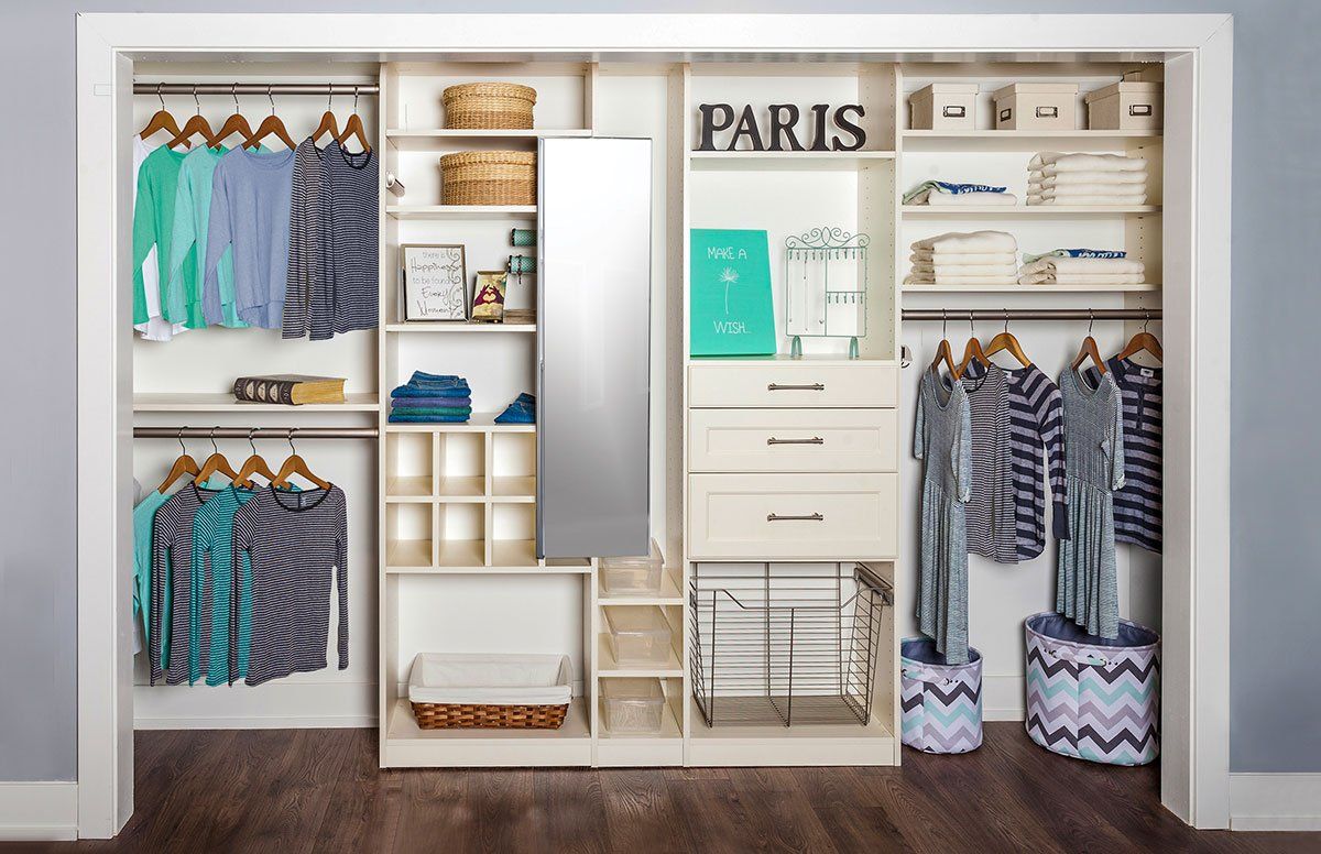 Custom Reach In Small Closet System