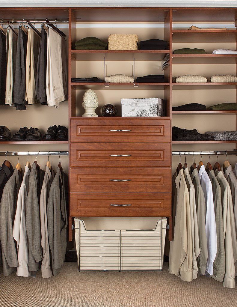 Custom Reach In Small Closet System