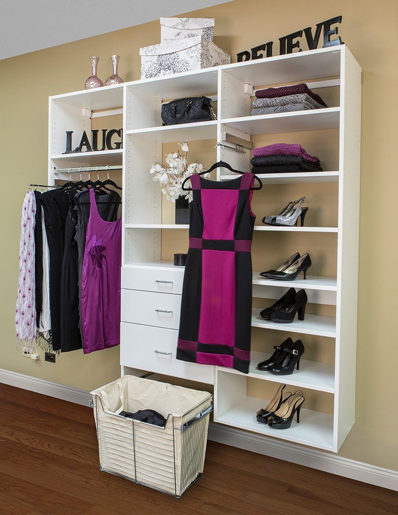 Custom Reach In Small Closet System