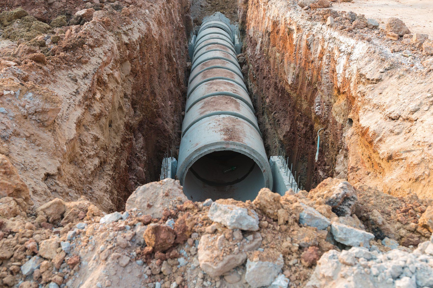Excavating Services - Drainage Pipe in Richland County, Ohio Excavating Services - Drainage Pipe in Richland County, Ohio