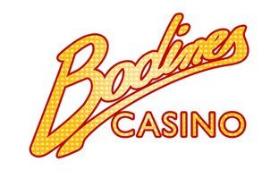 Bodines Casino logo in orange script.