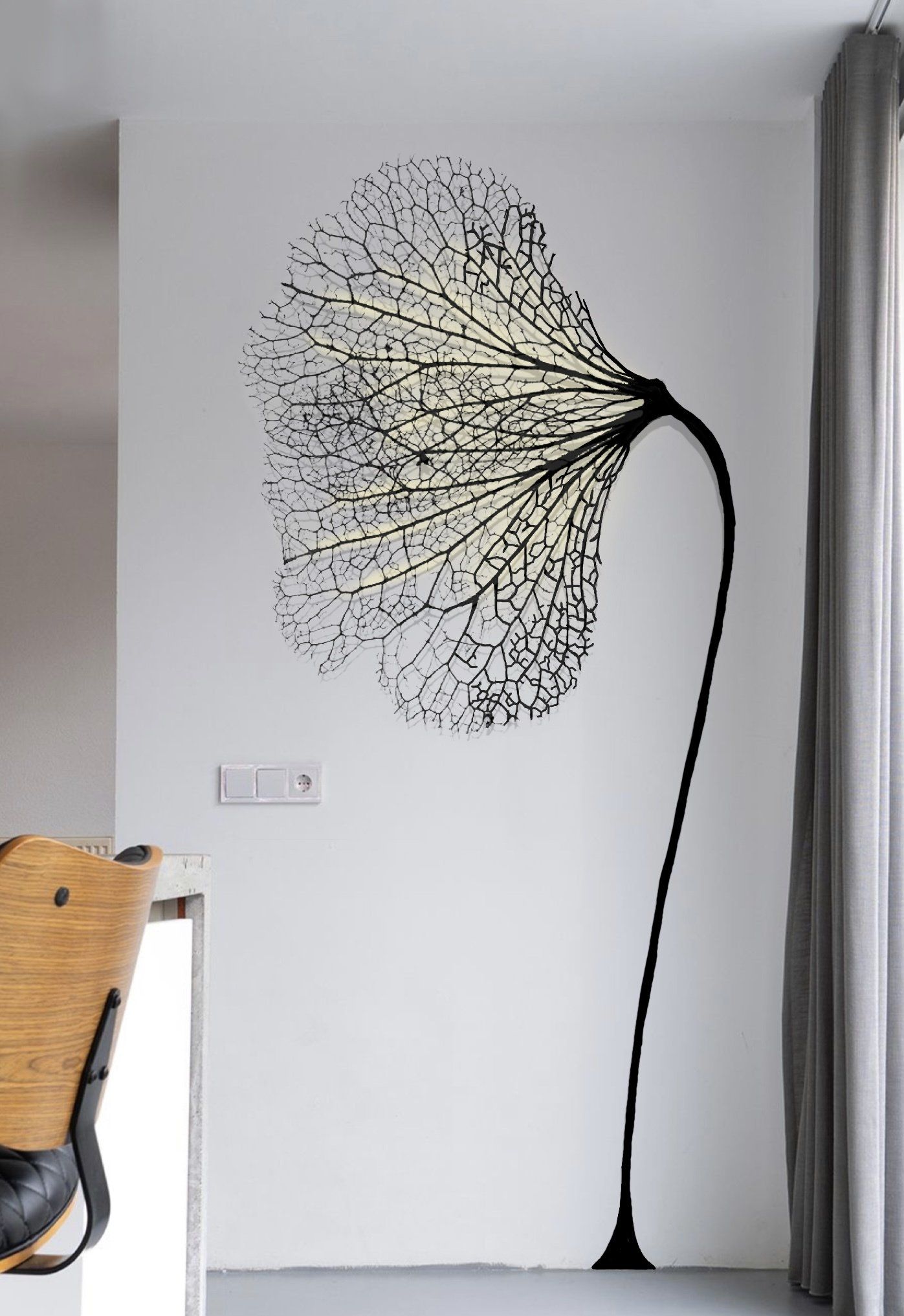 Wanddecoratie Pupil aan de muur